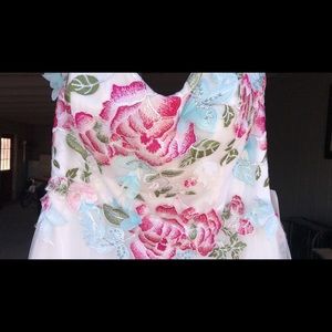Floral prom dress NWT